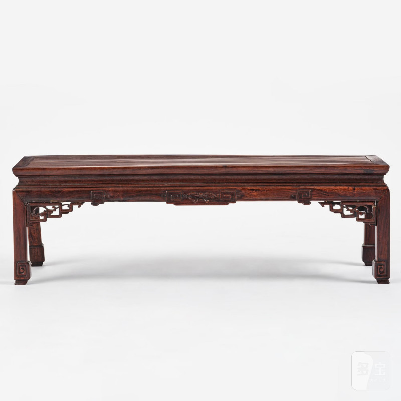 A Chinese hardwood low table, - 图2
